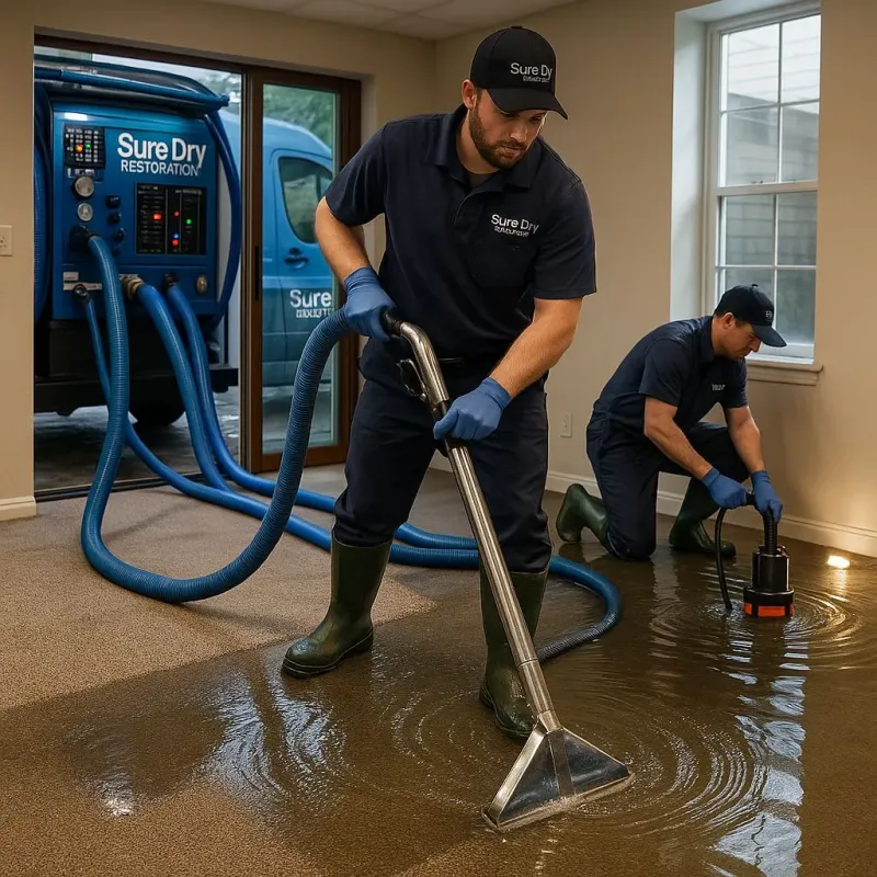 Water Extraction and Removal process in Houston County, TX